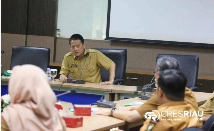 Sekda Kampar Pimpin Rakor Dilingkungan Sekretariat Daerah Kabupaten Kampar