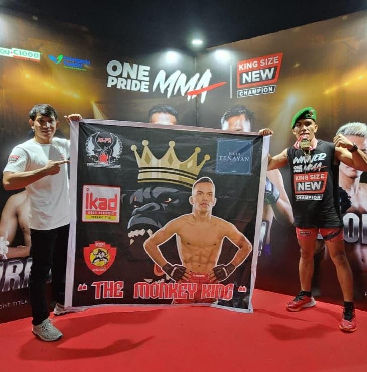 Prajurit TNI Asal Pekanbaru Raih Medali di Pertandingan MMA