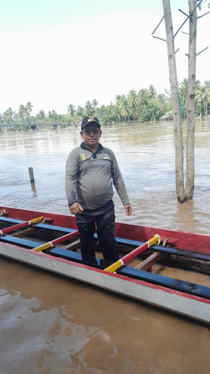 Antusias masyarakat Pulau Tongah Pangean menurunkan jalur baru Ombak nyalo Simutu Olang