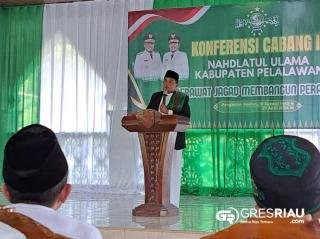 Bupati Sebut Punya Harapan Besar Dalam Konferensi Cabang IV NU Pelalawan