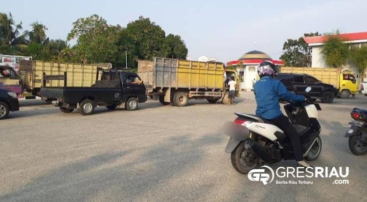 SPBU Nomor 14.282.667 Hangtuah Ujung di Duga Layani Mobil Langsir Penimbunan Minyak 