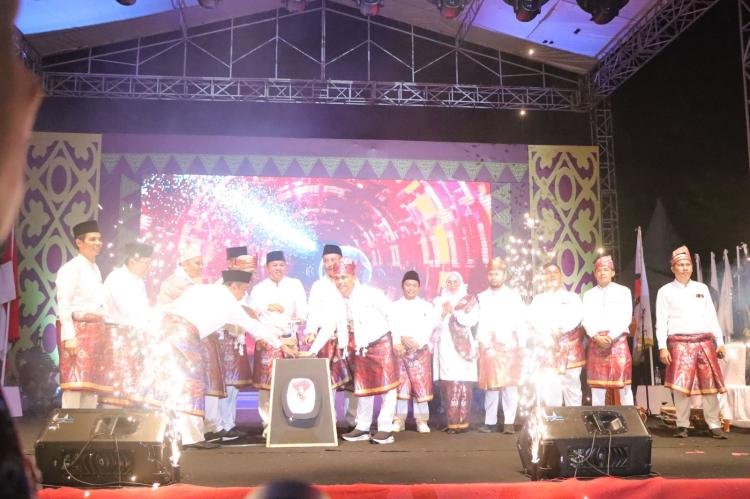 Kapolres Kuansing Hadiri Peluncuran Maskot dan Jingle Pemilihan Bupati dan Wakil Bupati Kabupaten Kuansing Tahun 2024