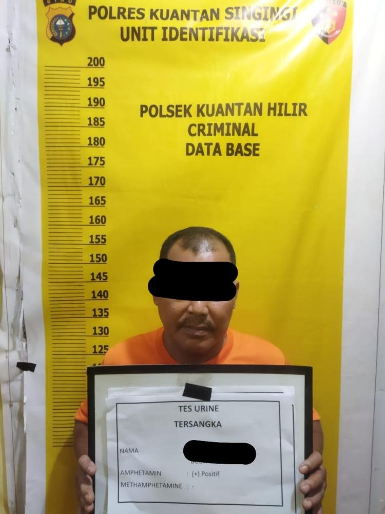 Polsek Kuantan Hilir Berhasil Ungkap Tindak Pidana Narkotika Jenis Sabu dan Ekstasi