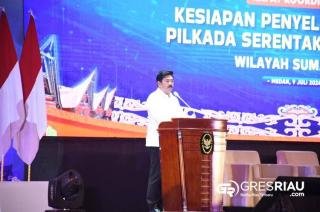 Dibuka Oleh Menkopolhukam, Pangdam I/BB Hadiri Rakor se-Sumatera Persiapan Pilkada