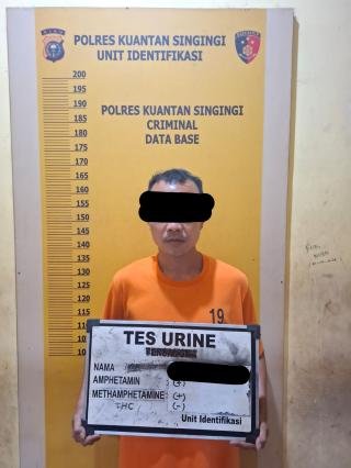 Tim Mata Elang Sat Res Narkoba Polres Kuansing Ungkap Tindak Pidana Narkotika Jenis Shabu