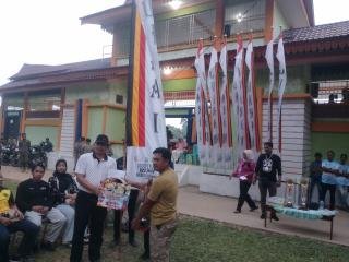 Jalur " Turun Mandi" Sangkiang Indah Berhasil Mencapai Peringkat Pertama di Tepian Nyiur Melambai Kecamatan Cerenti 2024