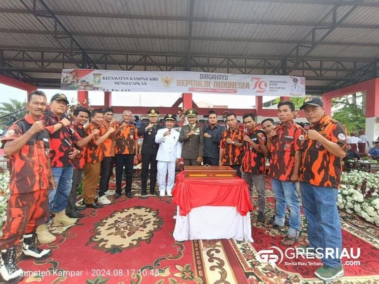 PAC PP Kampar Kiri Hadir Upacara Detik Proklamasi Kemerdekaan Ke 79 Tahun