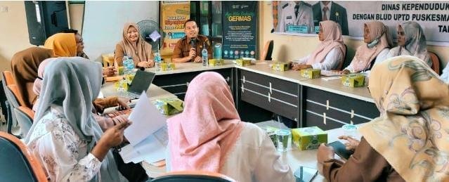 Dinas Dukcapil Kuansing Berhasil Menuntaskan Kegiatan Roadshow Perjanjian Kerjasama Layanan Administrasi Kependudukan Seluruh Puskesmas Di Kuansing
