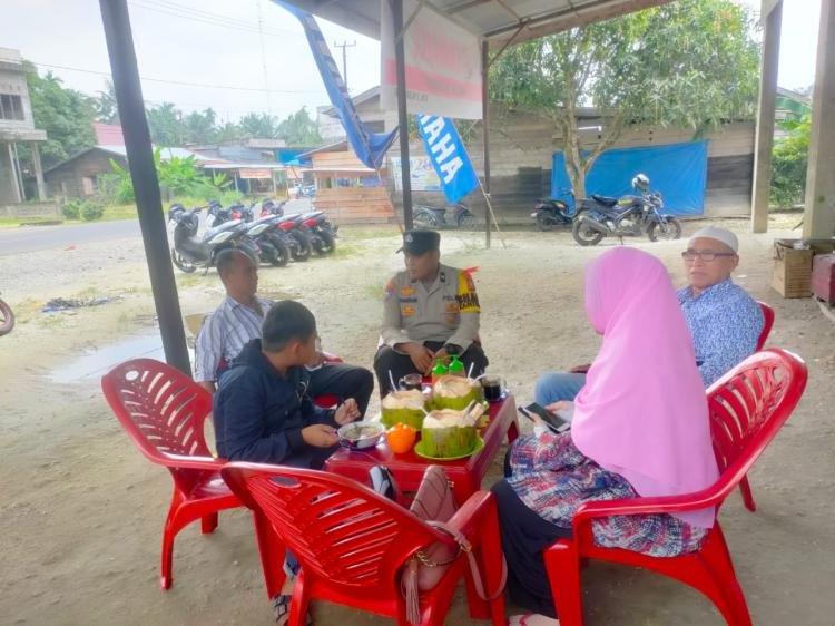 Polsek Kempas Gencar Berikan Himbauan Pilkada Damai.