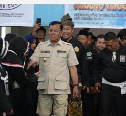 Bupati Kuantan Singingi, Membuka Secara Resmi  Pencak Silat Championship Piala Bupati Kuantan Singingi Tahun 2024