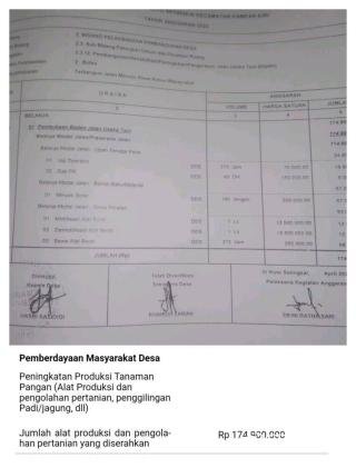 174 Juta Lebih Diduga Fiktif Dari Realisasi DD Tahun 2022 Desa IV Koto Setingkai, Apa Kabar Inspektorat ?