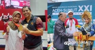 Wakili Provinsi Riau di PON XXI Aceh-Sumut, Atlet Anggar Asal Siak Raih Medali Emas dan Perunggu