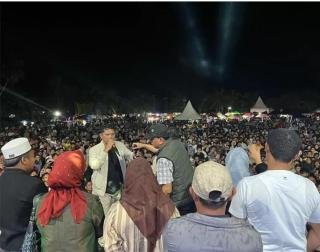 Fedrios Gusni,  Mengadakan Syukuran Atas Terpilihnya Kembali Sebagai Anggota DPRD Kuansing Di Kecamatan Singingi 