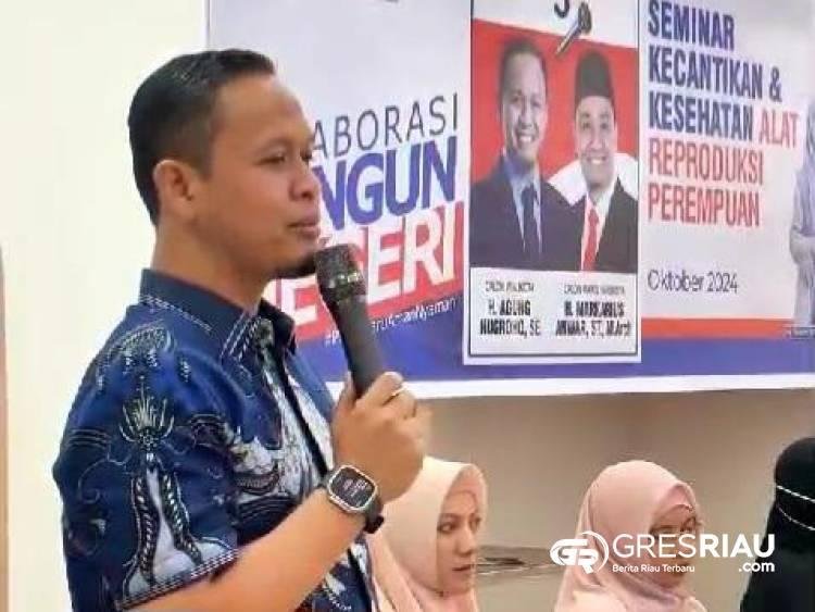 Unik! Agung Nugroho Kampanye Dalam Seminar Kecantikan dan Kesehatan Reproduksi Perempuan