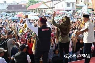 Kampanye Cagubri, Abdul Wahid: UU Sawit dan Pembangunan Jalan Adalah Perjuangan Kami