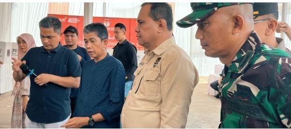 PJS Bupati Kuansing Di Wakili Oleh Kepala Kesbangpol Kuansing Hadiri Simulasi Pemungutan Dan Perhitungan Suara Pilkada 2024