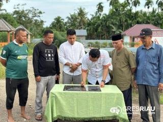 Syahrul Aidi Tinjau Aspirasi Tahun 2024 di Inhil, Mulai Jembatan, Desa Wisata, Hingga Air Bersih