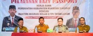 Pjs Bupati Kuansing Buka Pelaksanaan Eazy Passport, Berikan Kemudahan dalam Pembuatan Paspor