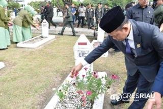 Ketua DPRD Pekanbaru Ikut Hargai Jasa Pahlawan di HUT ke-79 TNI