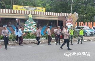 Jajaran Kodim 0808 Bersama Polres Blitar Kota Bersinergi Di Pos Pengamanan Nataru