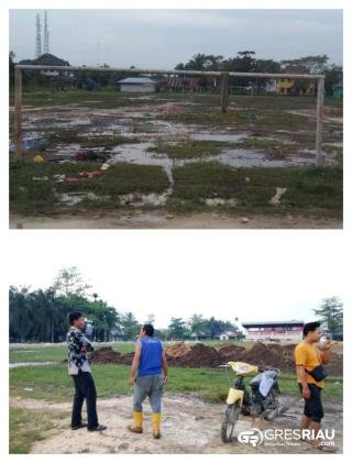 Lapangan Dibangun Dana APBD, Pegelaran Pasar Malam Pandawa II Sisakan Kondisi Hancur, Berapa Kontribusi Ke Kelurahan Lipat Kain ?