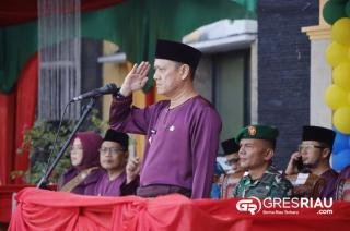 Upacara Hari Jadi Kabupaten Kampar ke-75, Pj Bupati Kampar ; Bangun Kampar Yang Lebih Maju dan Bersaing