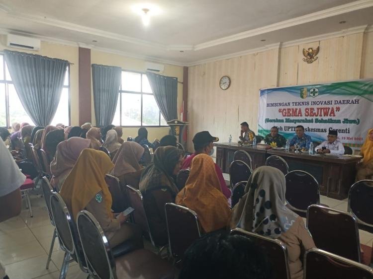 Camat Cerenti Erialis,S.Sos Resmi buka bimbingan Teknis Inovasi Daerah "Gema Sejiwa"