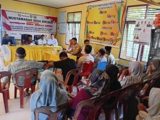Sesuai Inpres No.9 Tahun 2025 Desa Padang Tanggung Gelar Musdessus Pembentukan Koperasi Merah Putih