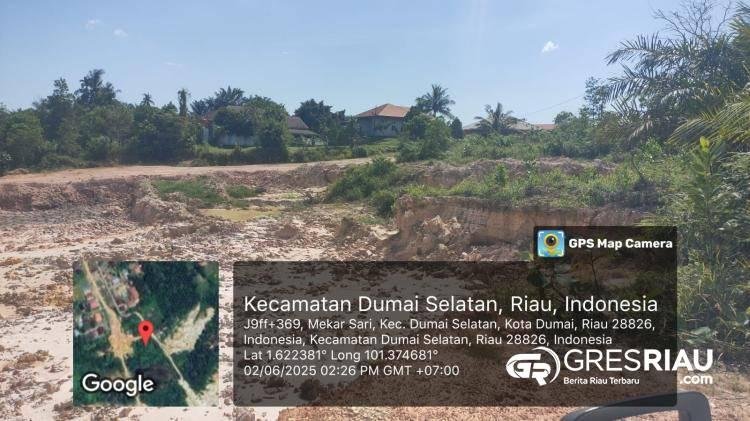 Rusak Lingkungan dan Abaikan Aturan, Tambang Galian C Ilegal Cemari Dumai