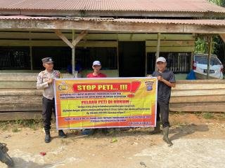 Polsek Cerenti Sosialisasikan Larangan Aktivitas PETI