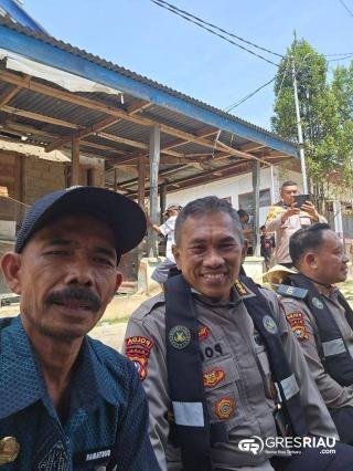 Camat Kampar Kiri Hulu Dampingi Dir Binmas Polda Riau Jelajah Sungai dan Desa Pedalaman