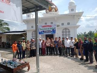 Kapolres Kuansing Resmikan Mushollah At-Taubah Polsek Pangean