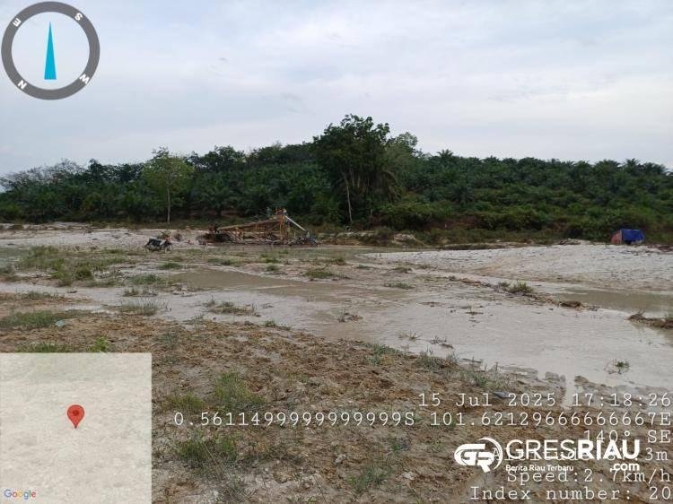 PETI di Kuantan Singingi Diduga Langgar Undang-Undang, Polda Riau Diminta Bertindak !