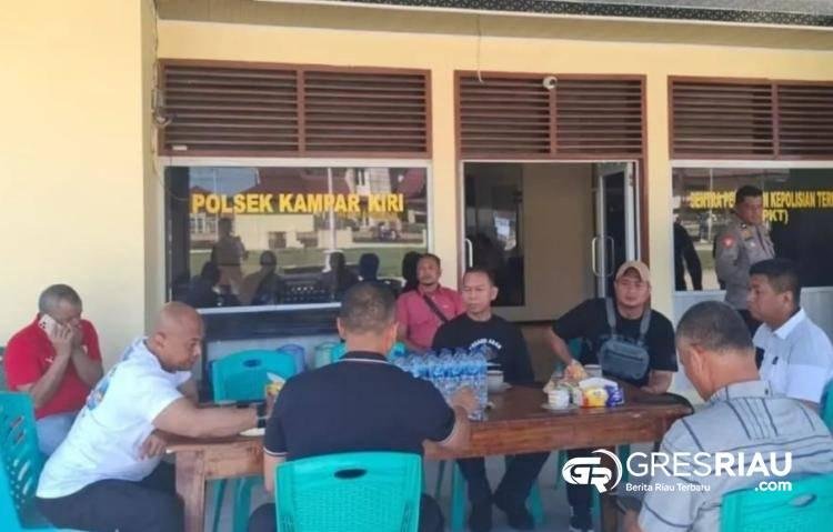 Polsek Kampar Kiri Terima Pemberitahuan Aksi, 214 Hektar Kebun Penyangga PT YBS di Kawasan Hutan!