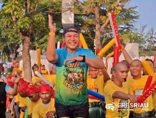 Kapolda Riau Hadir di CFD, Framing Pacu Jalur Hadirkan Budaya Lokal Ke Publik