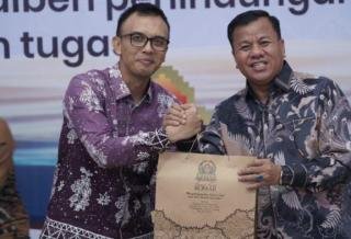 Bupati Kuansing Hadir Dalam Acara Kenal Pamit Kapolres Kuansing