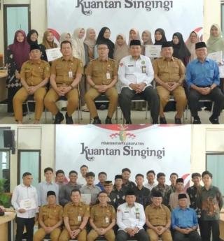 Pemkab Kuansing Berikan Apresiasi Bonus Kepada Kapilah MTQ Kuansing