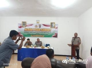 Pisah Sambut Kapolsek Kampar Kiri: Kompol Mhd Daud S.H kepada Kompol Rusyandi Zuhri Siregar S.Sos