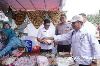 Kapolres Kampar Kawal Ketat Peresmian Desa Sentra Pangan, Wamendes Republik Indonesia Beri Apresiasi!