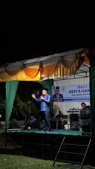 Anggota DPRD Kuansing Desta Harianto, S.Sos Jemput Aspirasi Masyarakat Dalam Silaturahmi  Reses Didesa Pembatang