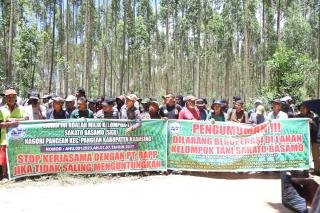 Waka Polres Kuansing Pimpin Apel Pengamanan Aksi Damai Kelompok Tani Sakato Basamo, Kapolres Pastikan Situasi Kondusif