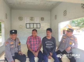 Kapolsek Kampar Kiri Hilir Blusukan ke Pos Satkamling