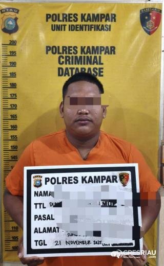 Satreskrim Polres Kampar Amankan Pelaku Pengeroyokan di Tapung Hulu!