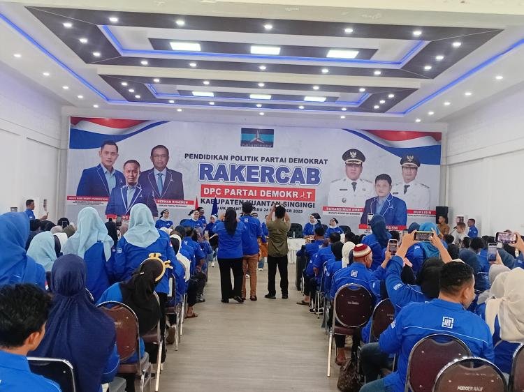 Partai Demokrat Kuantan Singingi Gelar RAKERCAB, Bahas Strategi Menuju 2026