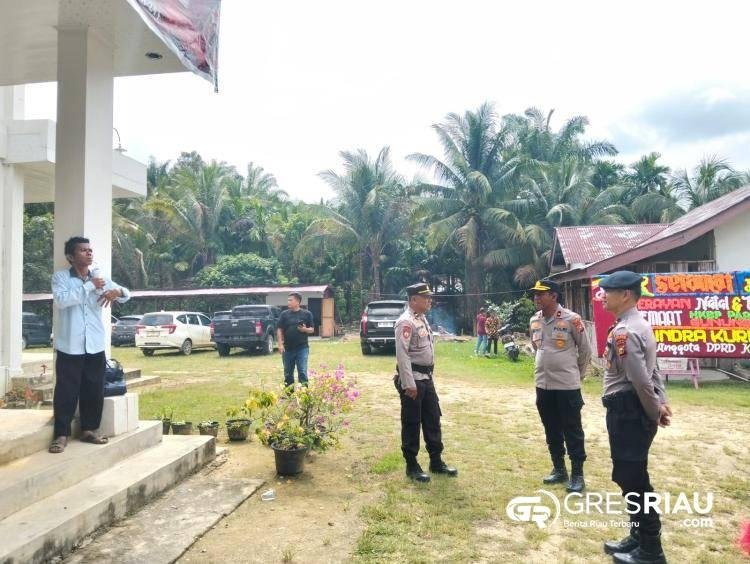 Polsek Kampar Kiri Pastikan Misa Natal Aman, Personel Dikerahkan, Kapolsek: Jaga Kebebasan Beragama!