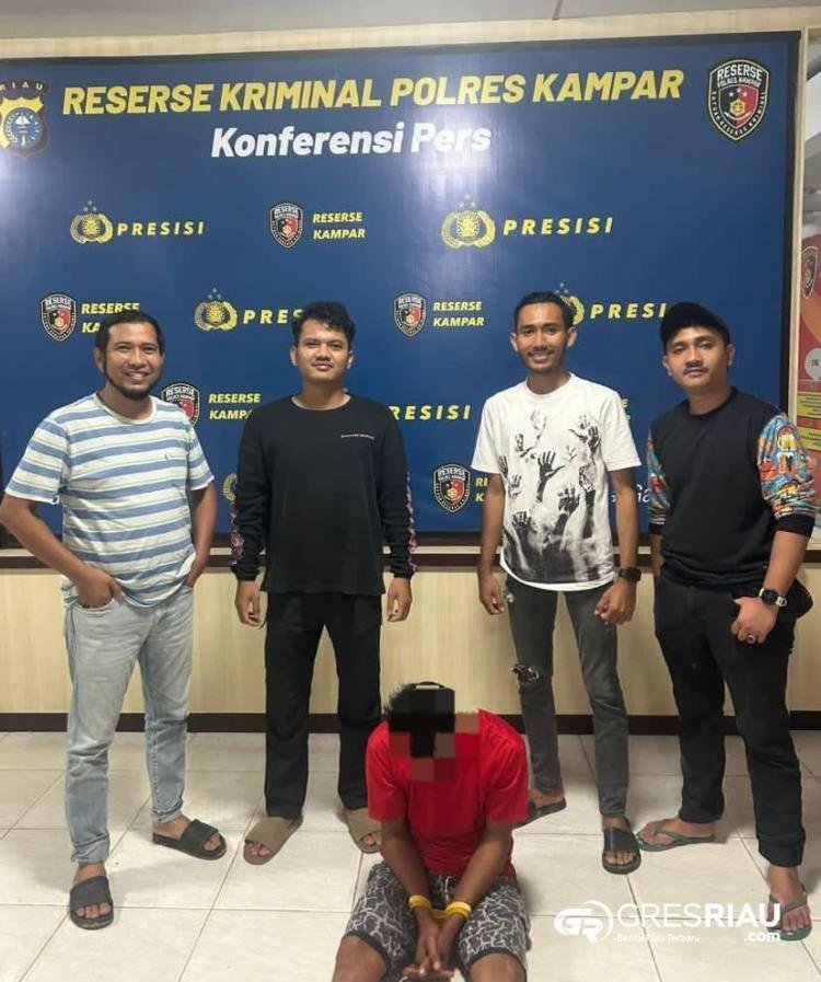 Satreskrim Polres Kampar Ungkap Pembunuhan Berencana, Pelaku Ditangkap 4 Jam Usai Korban Ditemukan Tewas!