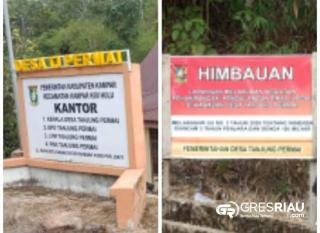 Oknum Kades di Kampar Kiri Hulu, Diduga Terlibat Praktik Ilegal Tambang Emas: Bantah Tudingan Tapi Akui 16 Rakit!