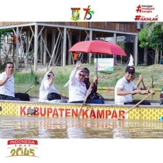 Festival Pacu Piyau Jilid II Kenegerian Kebun Durian Berakhir, Misharti: Aset Berharga untuk Kampar