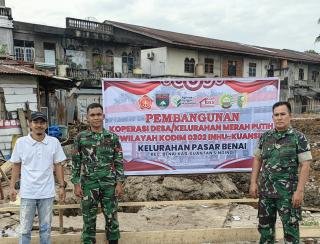 Indahkan Instruksi Presiden Prabowo Subianto, Gerai Koperasi Merah Putih Kelurahan Benai Mulai dibangun