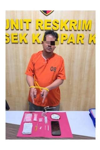 Polsek Kampar Kiri Beraksi, Tangkap Pengedar Narkoba: AR Dibekuk!!!